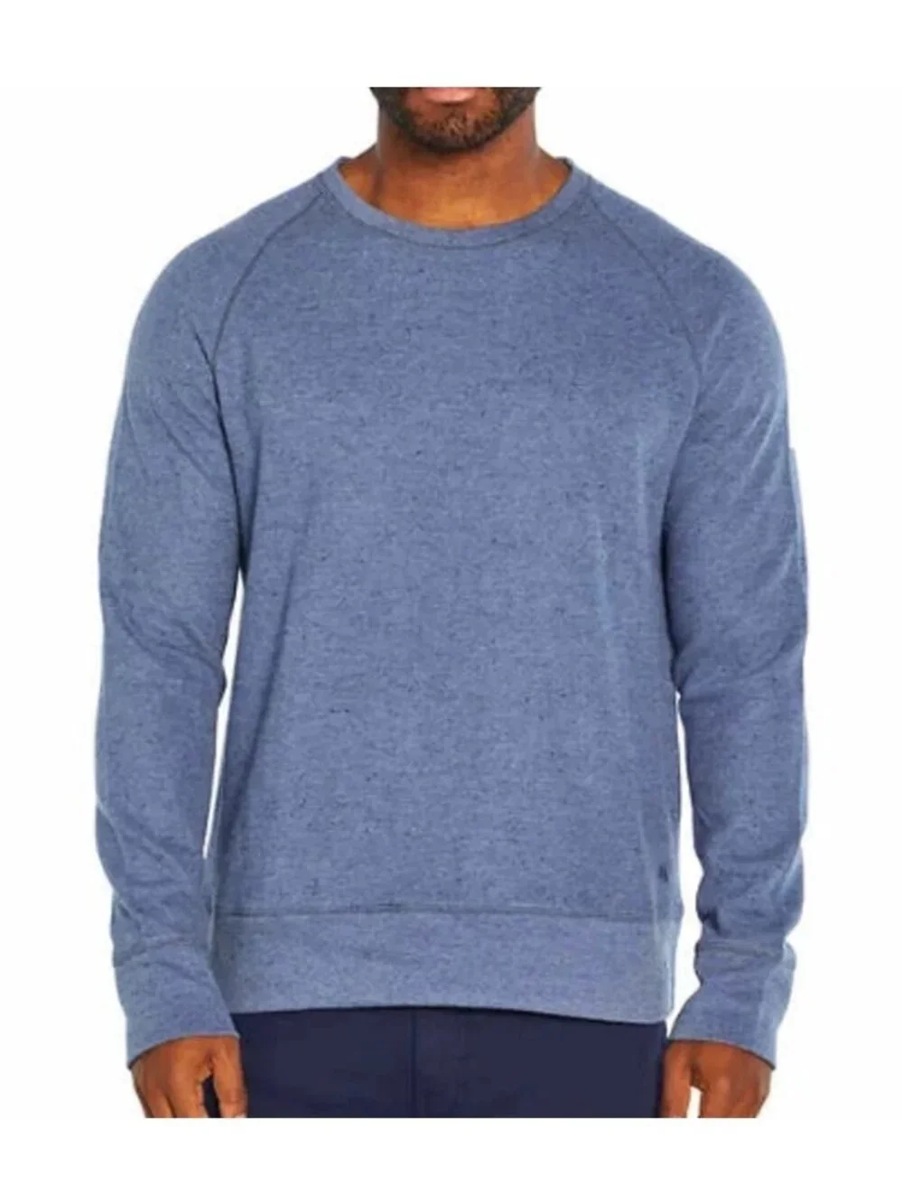 Banana Republic Men's XL Blue Crew Pullover Sweatshirt Cotton Blend F1058
